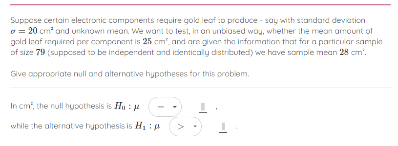be changed to any = ect Suppose certain electronic components require gold