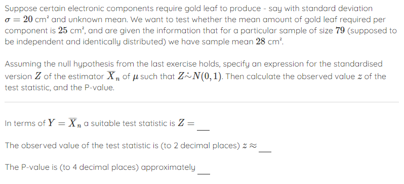 leaf to produce - say with standard deviation o = 20 cm'
