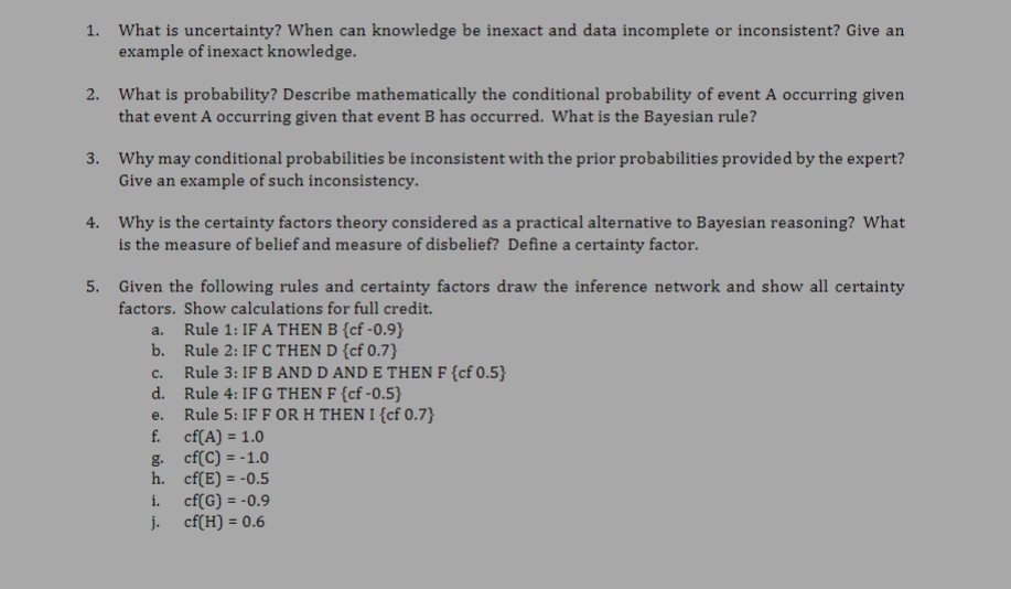 Please help with homework in Artificial intelligence or Probabilities Please refer to