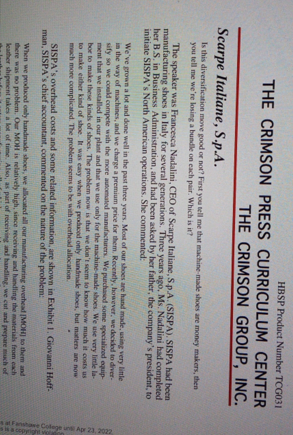 I am looking for other data for the case Scarpe Italiane, S.p.A.