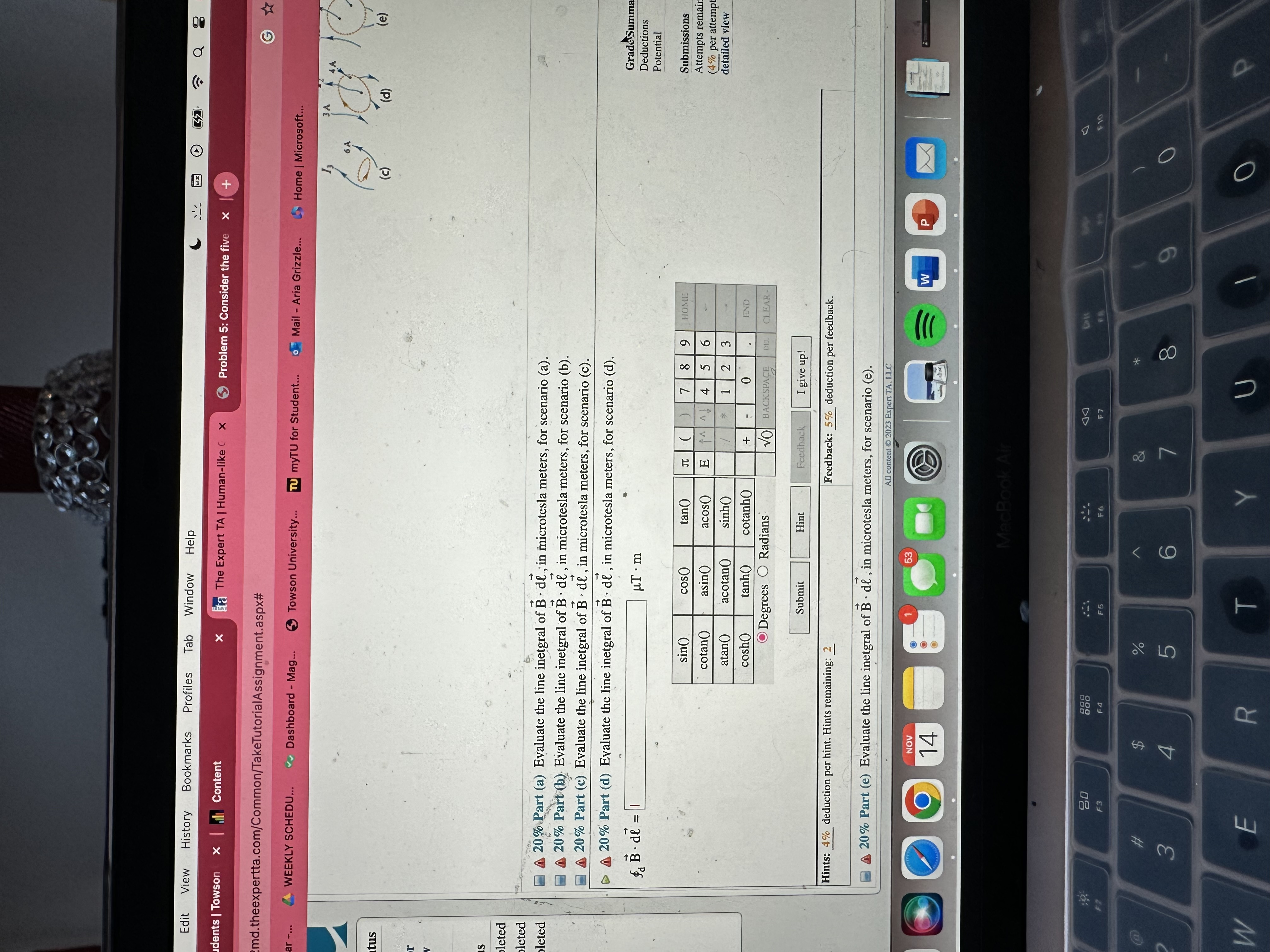 Date: 11/14/2023 11:59:00 PM End Date: 11/28/2023 11:59:00 PM (10%) Problem 5: