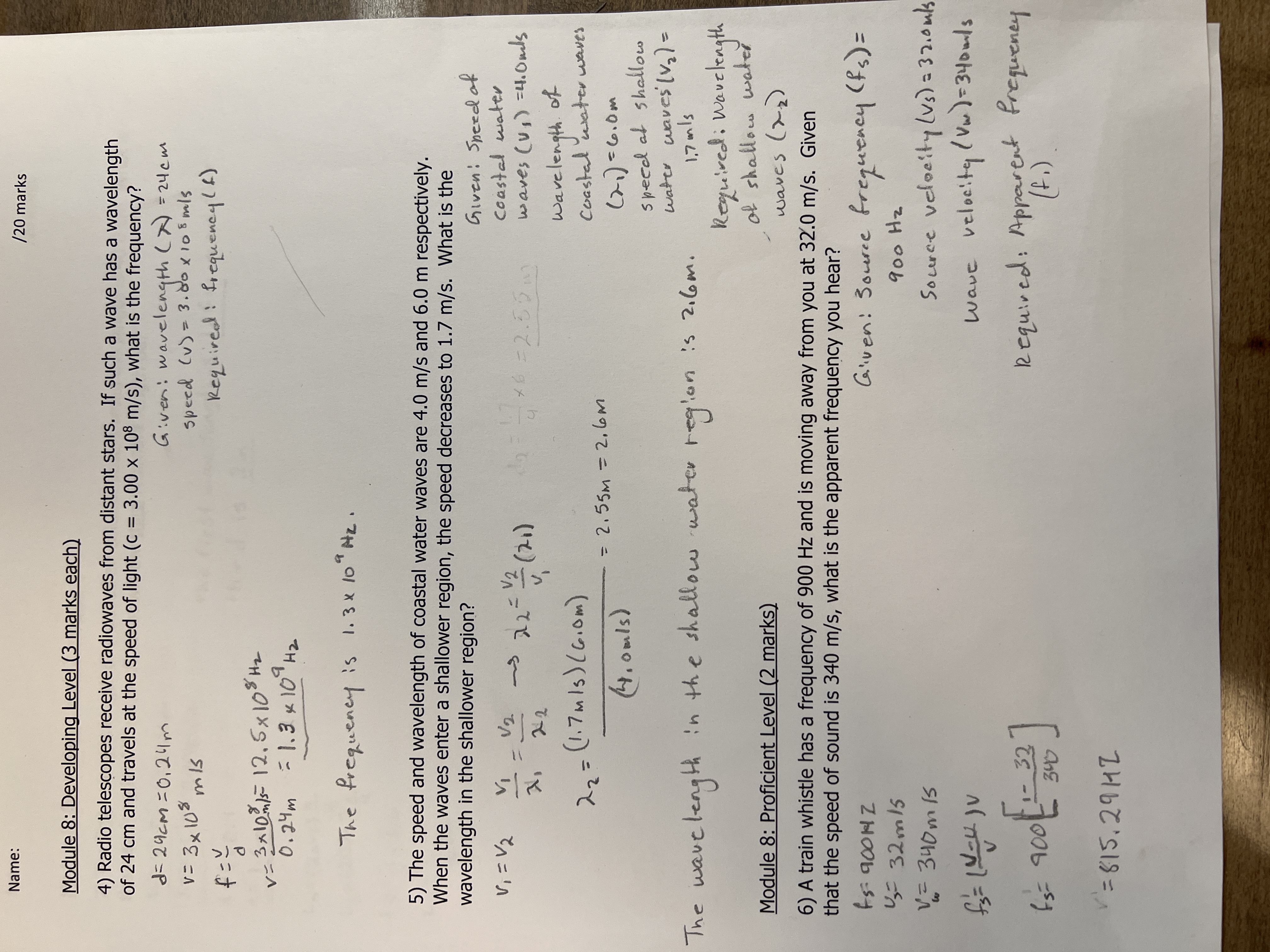 Radio telescopes receive radiowaves from distant stars. If such a wave has