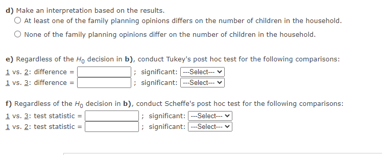one of the family:r planning opinions differs on the number of children
