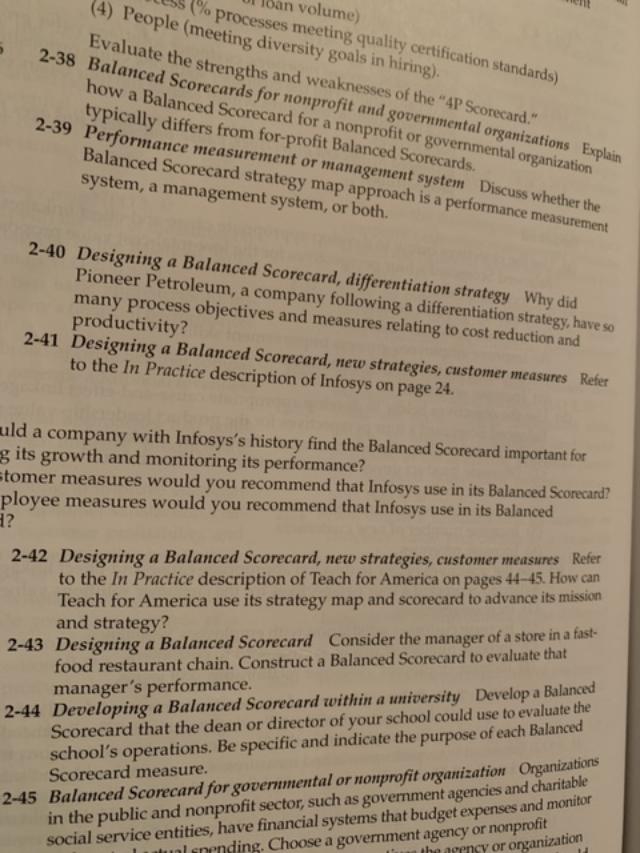 balance scorecard important for managing its growth? and monitoring performance? b. what