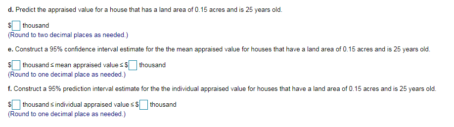 land area of [1.15 acres and is 25 years old. 55D thousand