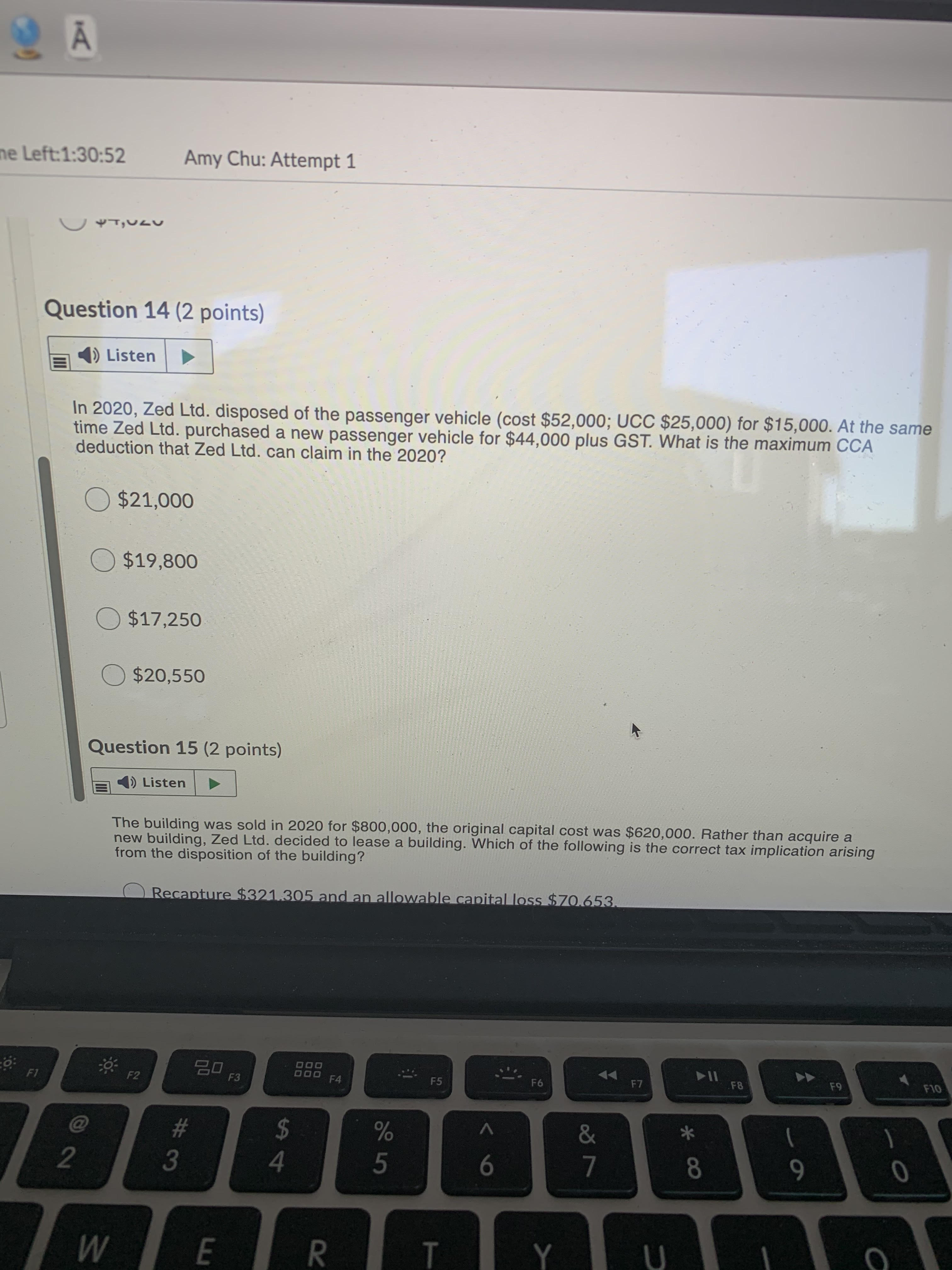 furnishings that were traded in was $56,000. What is the maximum amount