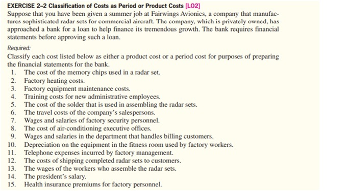  EXERCISE 2-3 Fixed and Variable Cost Behavior [LO3] Koffee Express operates