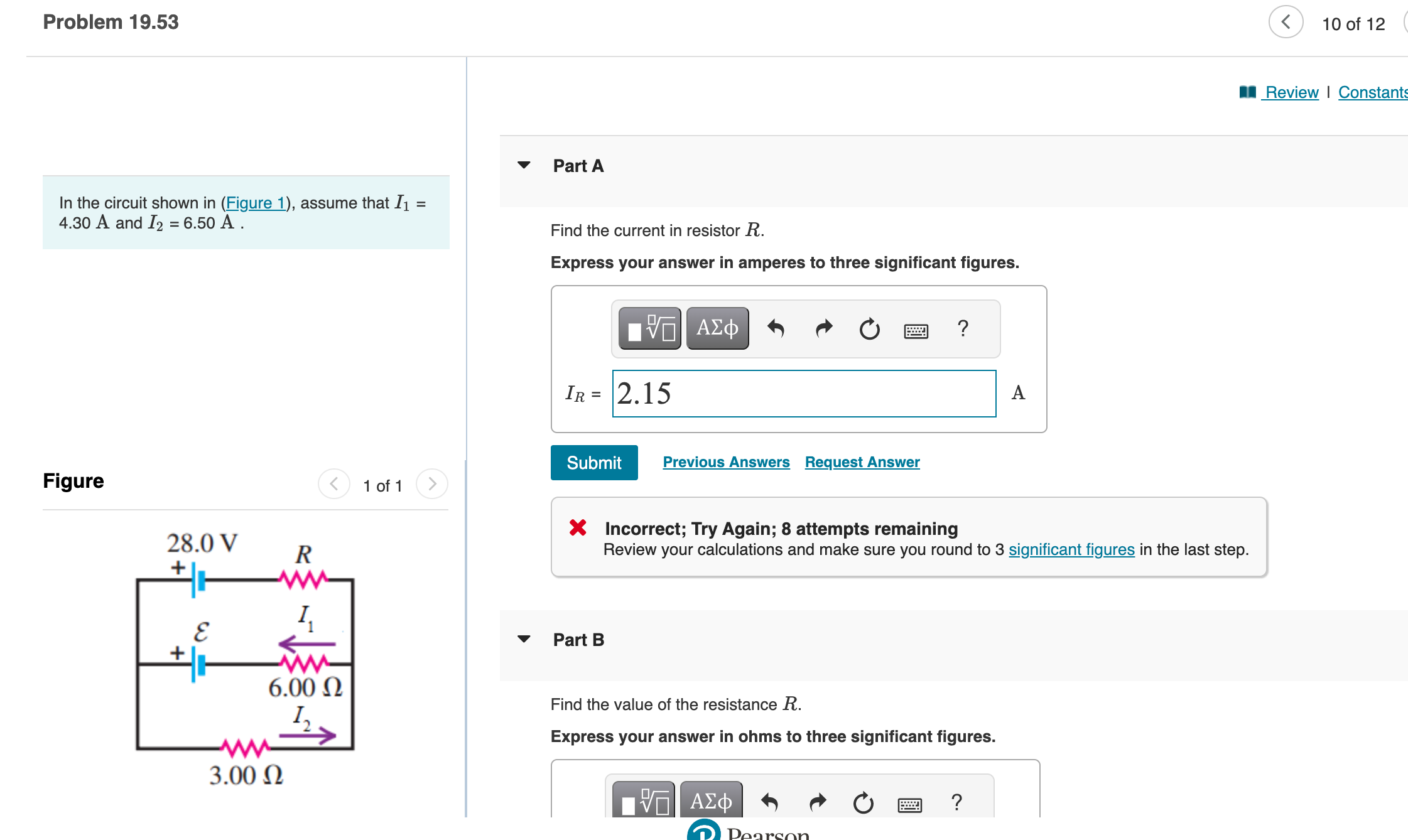 Problem 19.53 In the circuit shown in (figure 1), assume that 11