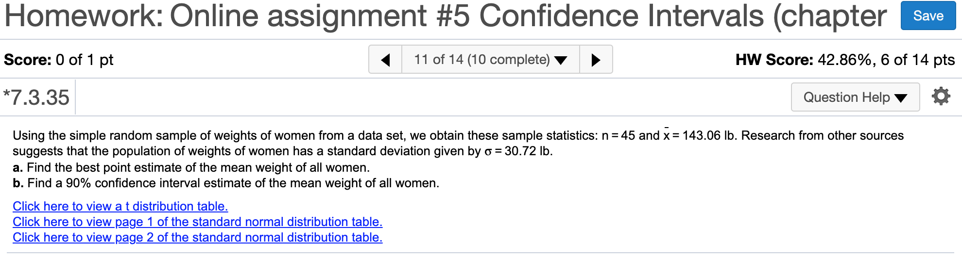 84.9 min and a standard deviation of 22.3 min. Assume that the