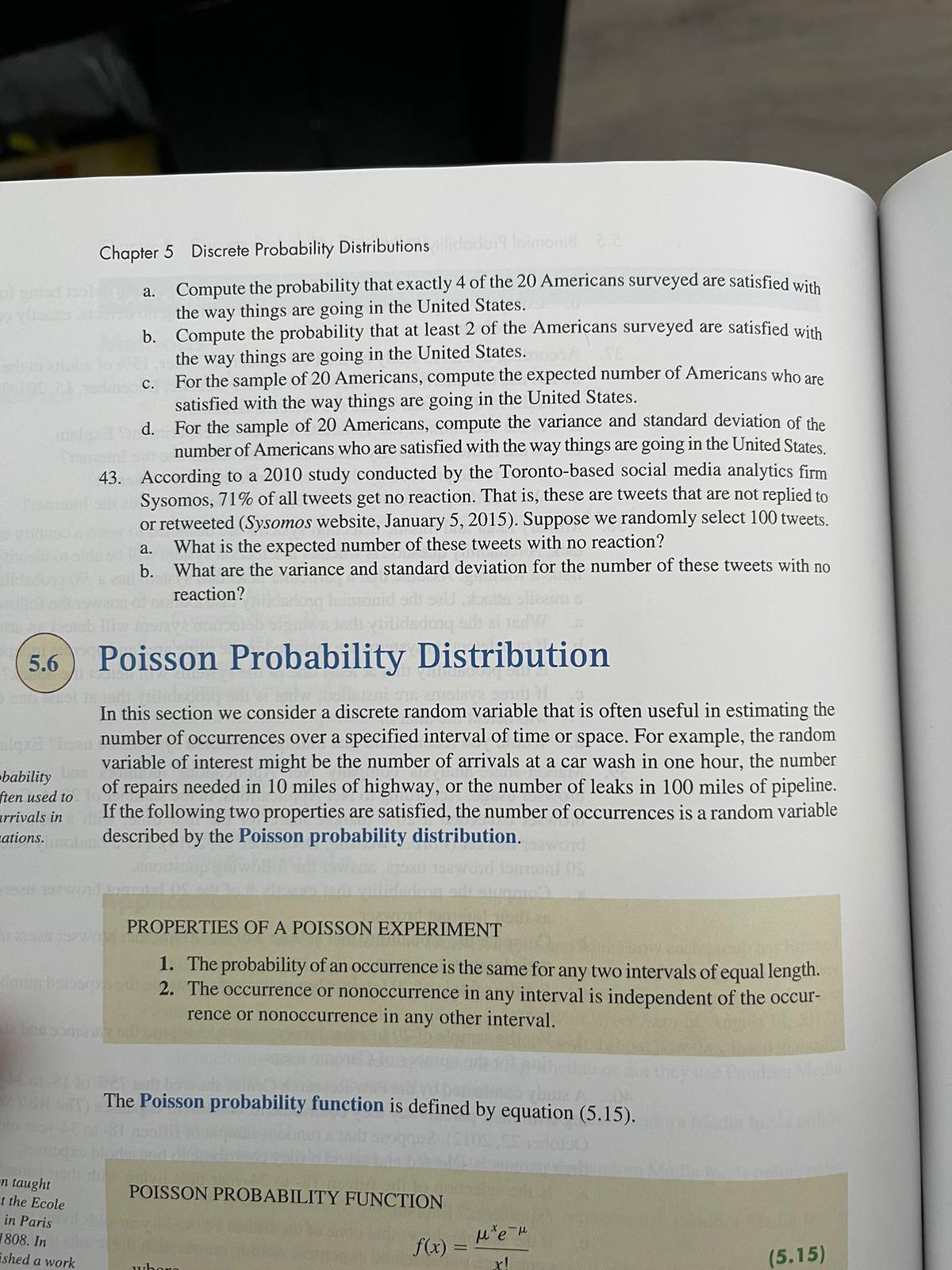 Chapter 5 Discrete Probability Distributions ded limonil da a. Compute the