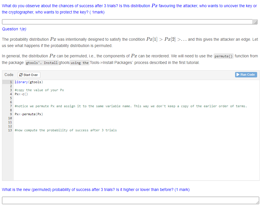 case, the index ofthe trial that an attacker must make to successfully