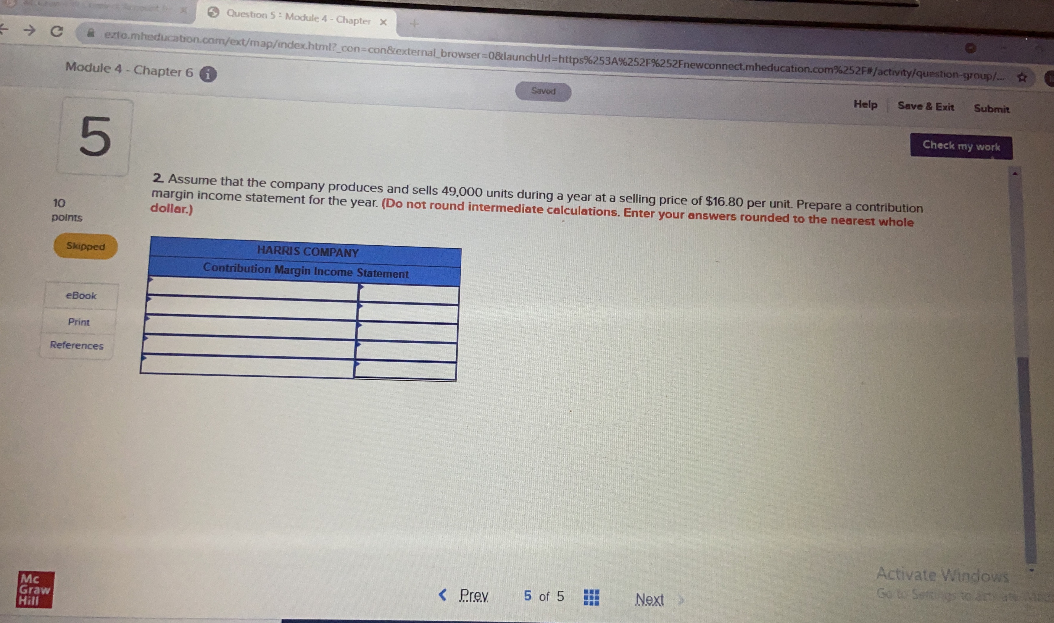 # Module 4 - Chapter 6 i Saved Help Save & Exit