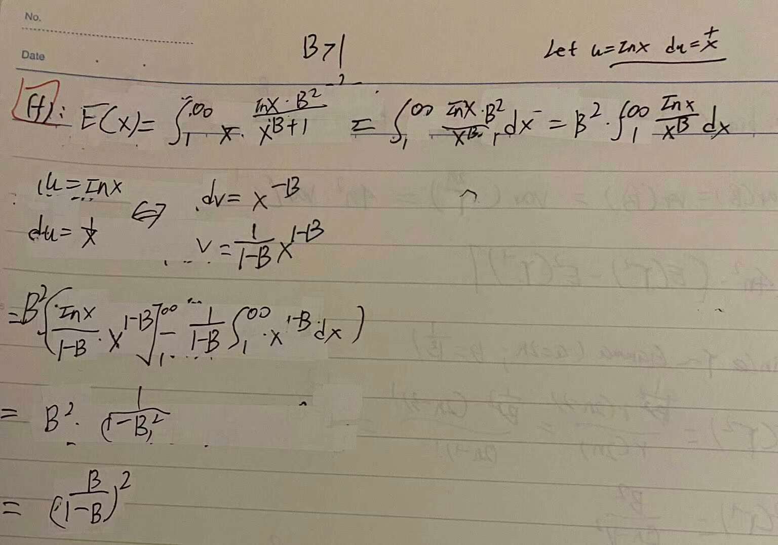 Let By and x, X.~ Xin be a random Sample from