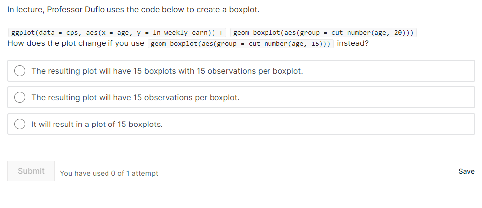 you would run a local linear regression with terms at, $2, :33.