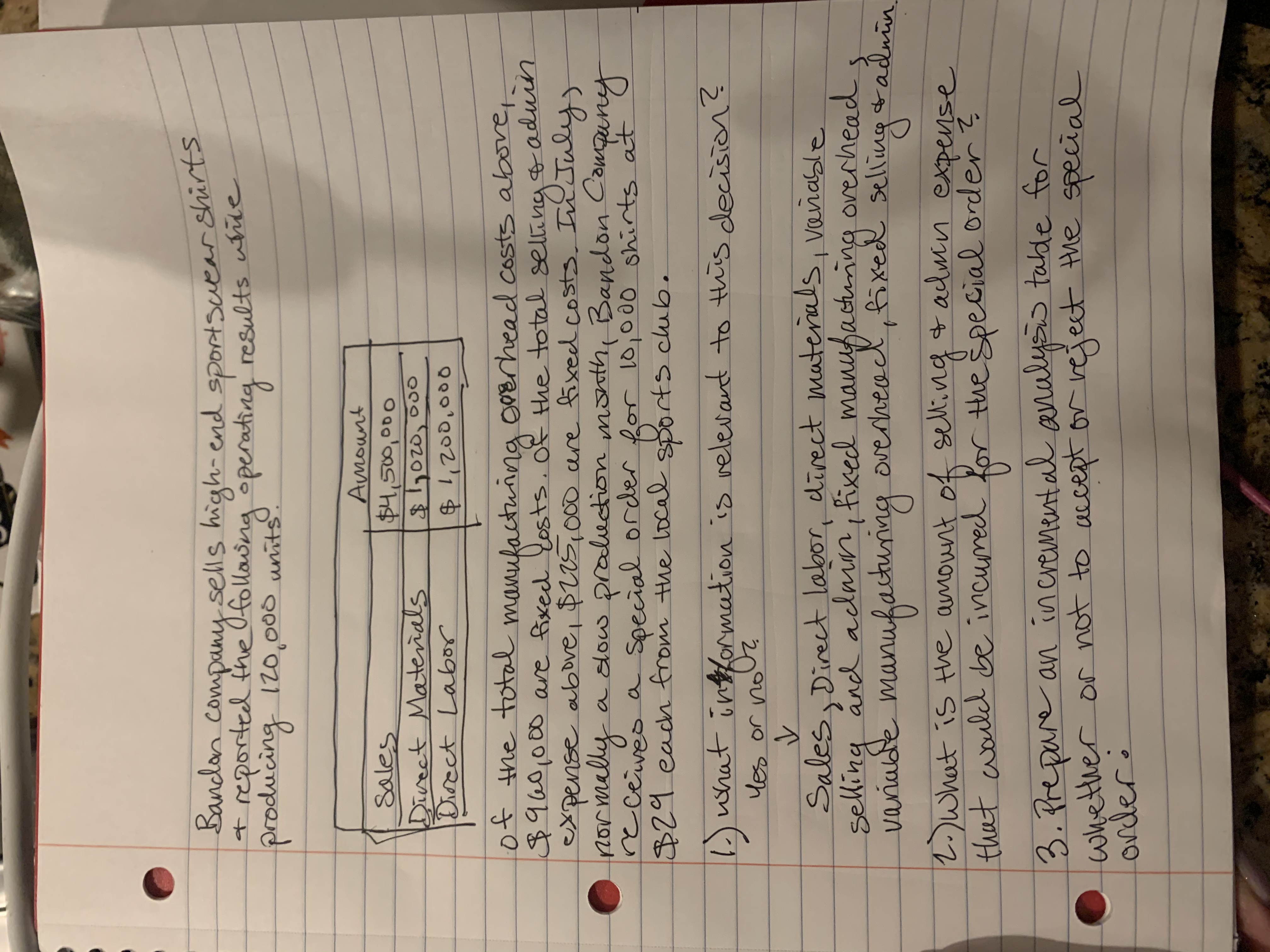  Please show all work thank you!! Description / Reject | Accept