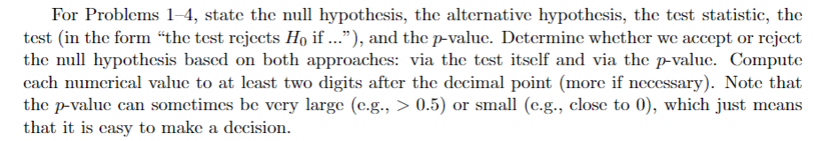 .-.\" ), and the pvalne- Determine Whether we accept or reject the