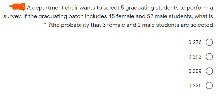 4 possible answers of which only 1 is correct. What is the