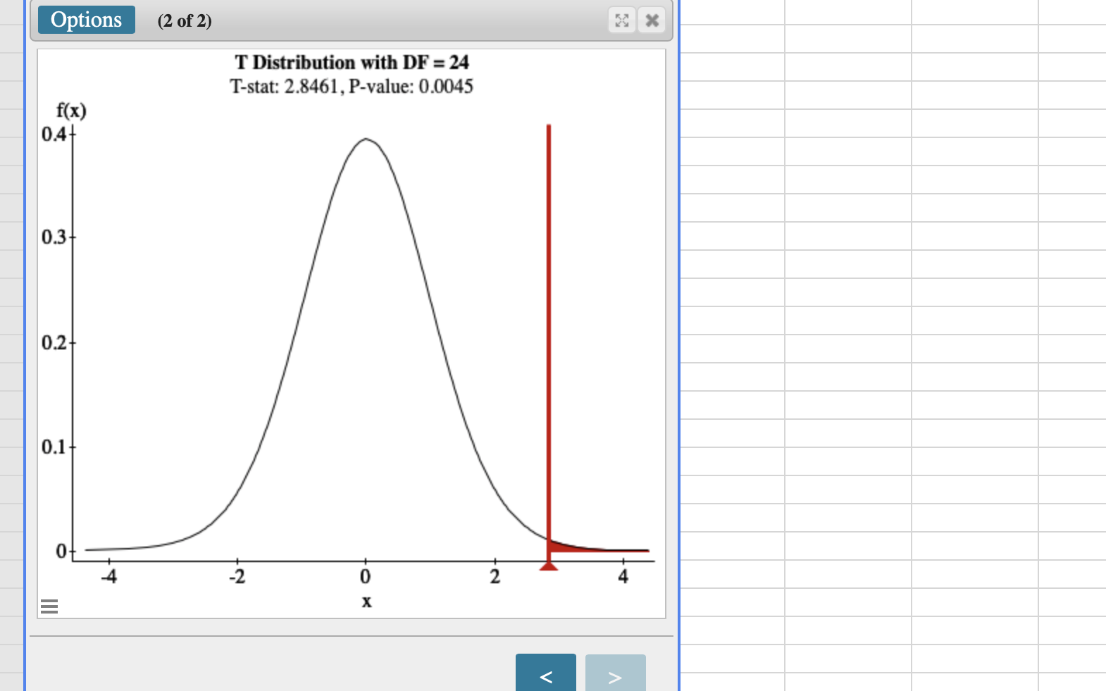 1) Take a random sample of 10 data values from column
