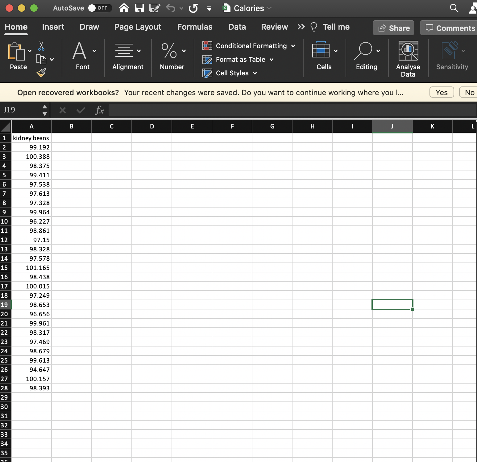of 6.00 V7 Flag question A nutritionist calculates the calories in 27