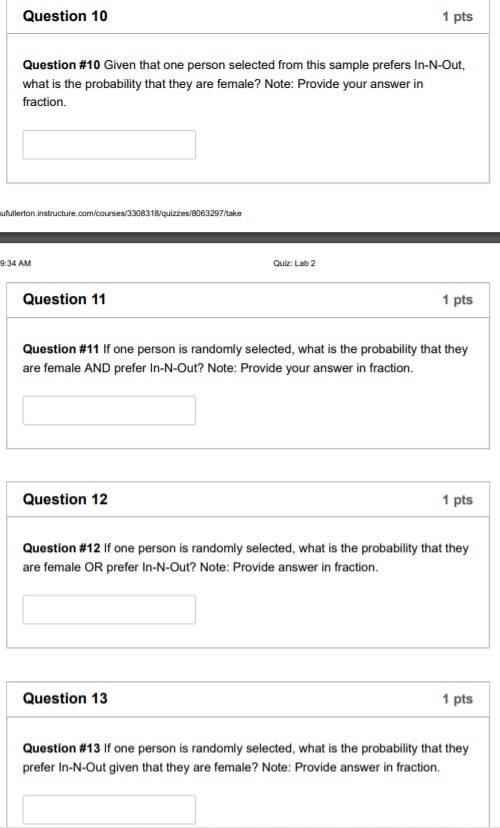 is the proportion of times that outcome is observed. For example, the