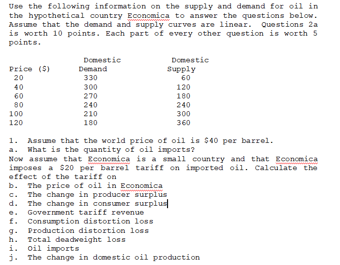 Please help me solve problems A to J Use the following information