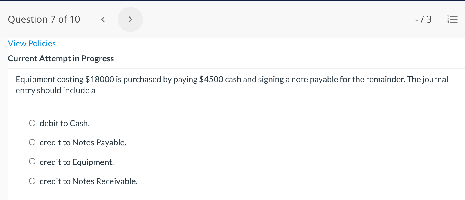 r: Cash $16520 Prepaid insurance 830 Accounts receivable 4130 Accounts payable 3300