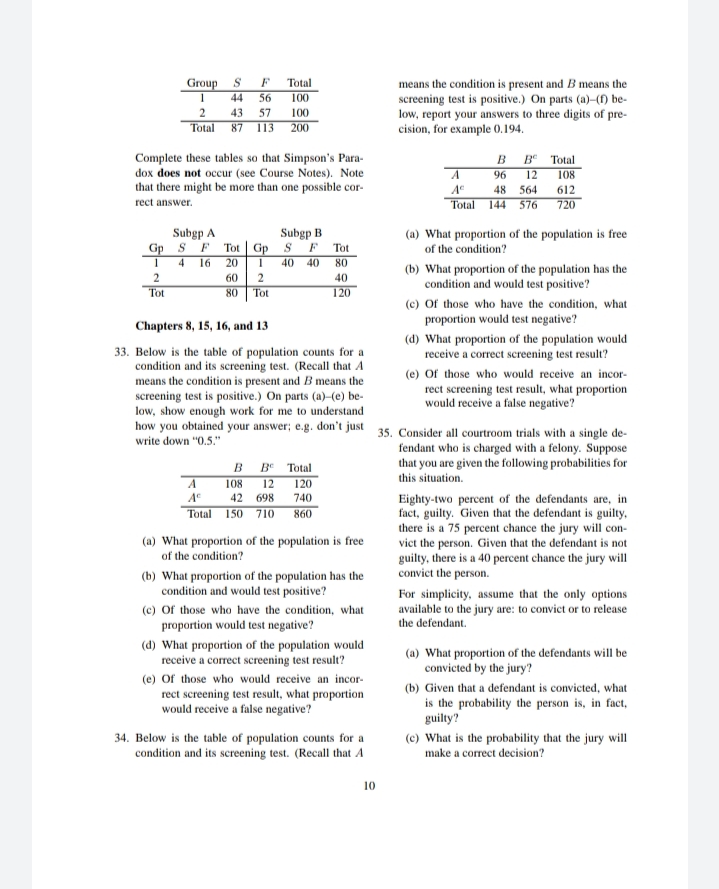 ... Answer all questions please 27. Bob selects independent random samples