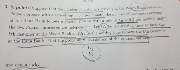 before time t and the first bus which arrives after time t