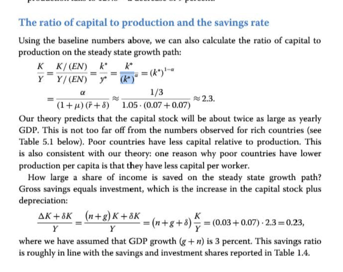 Please explain the formula,and why did the y* becomes the k*^alpha in