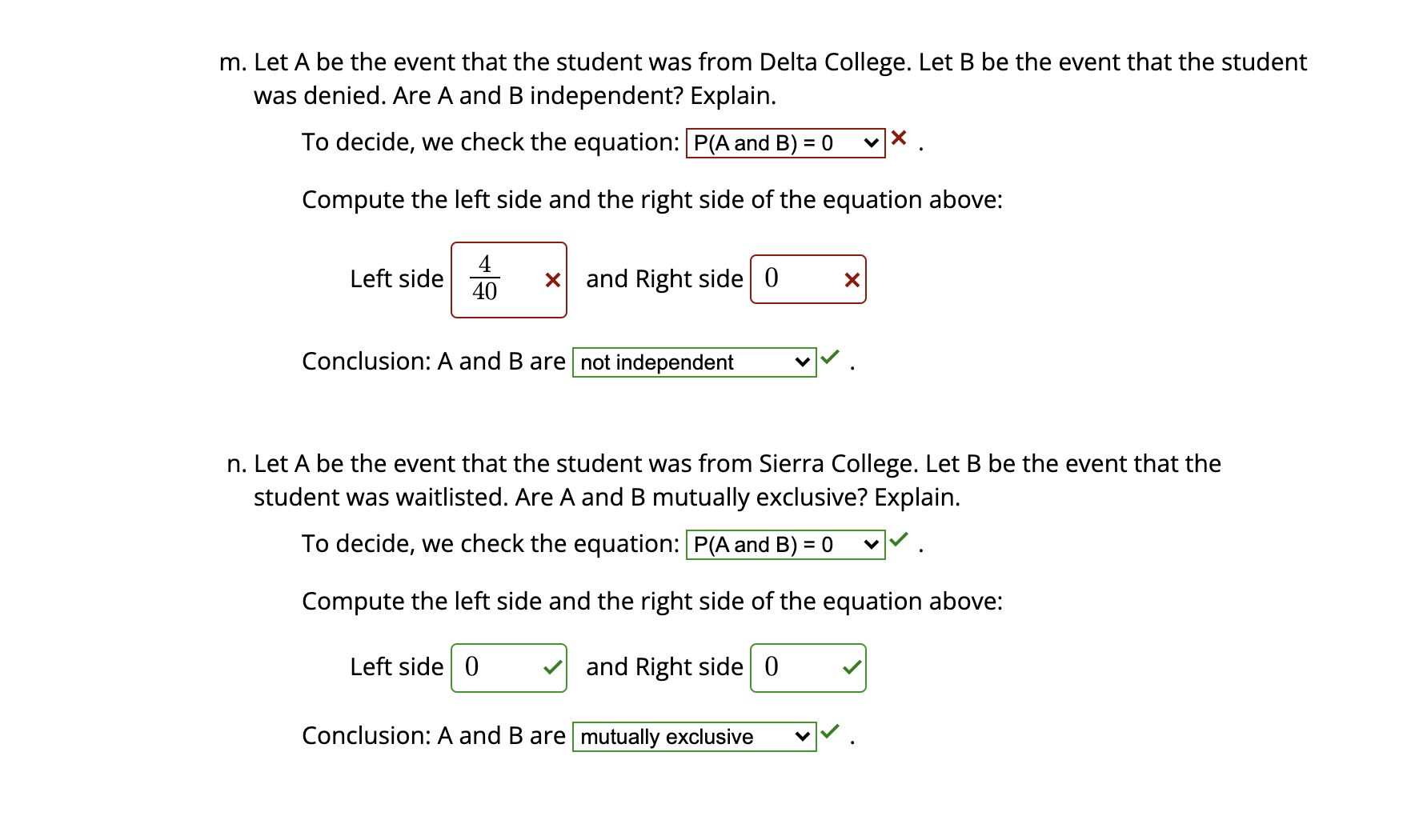 _-_ 25 24 23 You can leave our answers as fractions. For