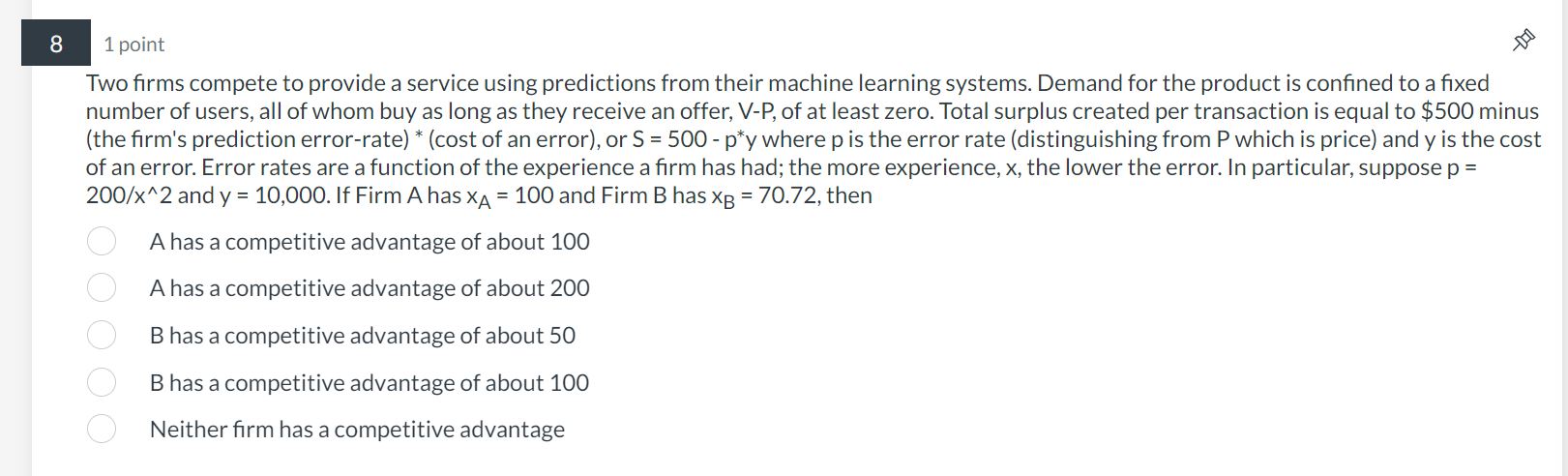 would NOT be a reason to build a specialized application on top