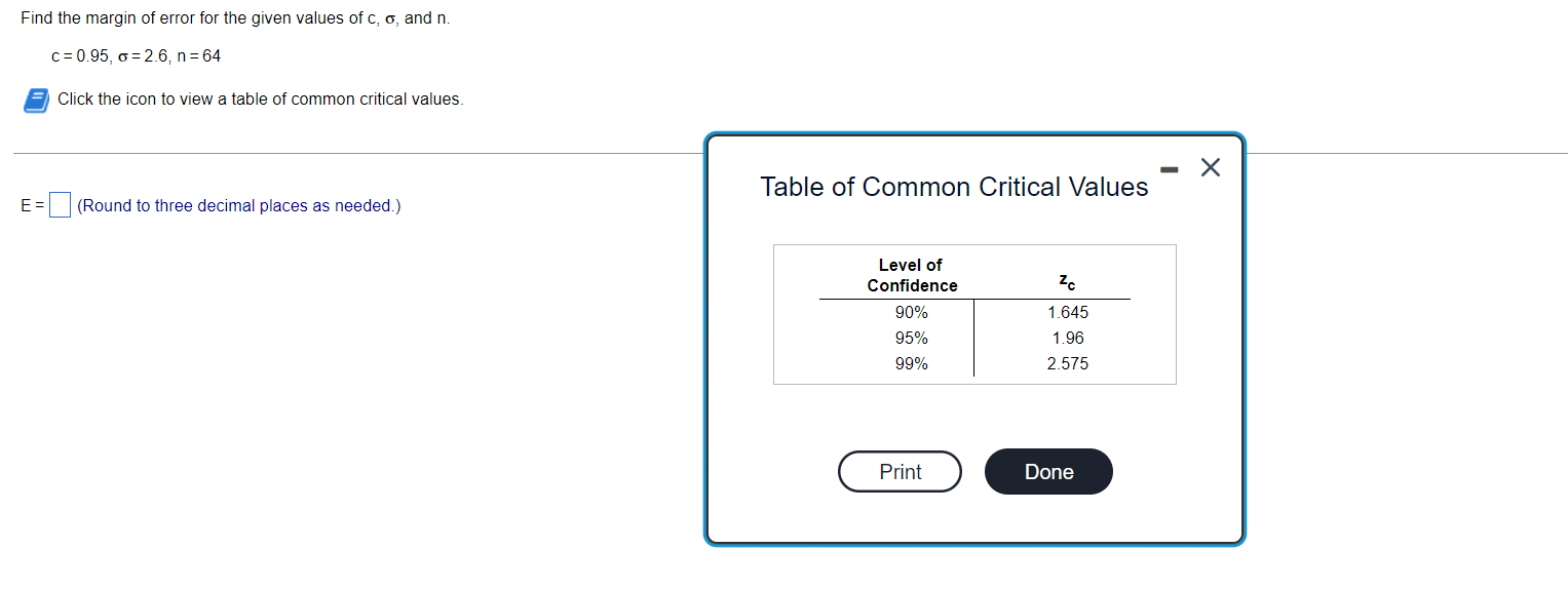a standard deviation o = 12. Find the mean and standard deviation