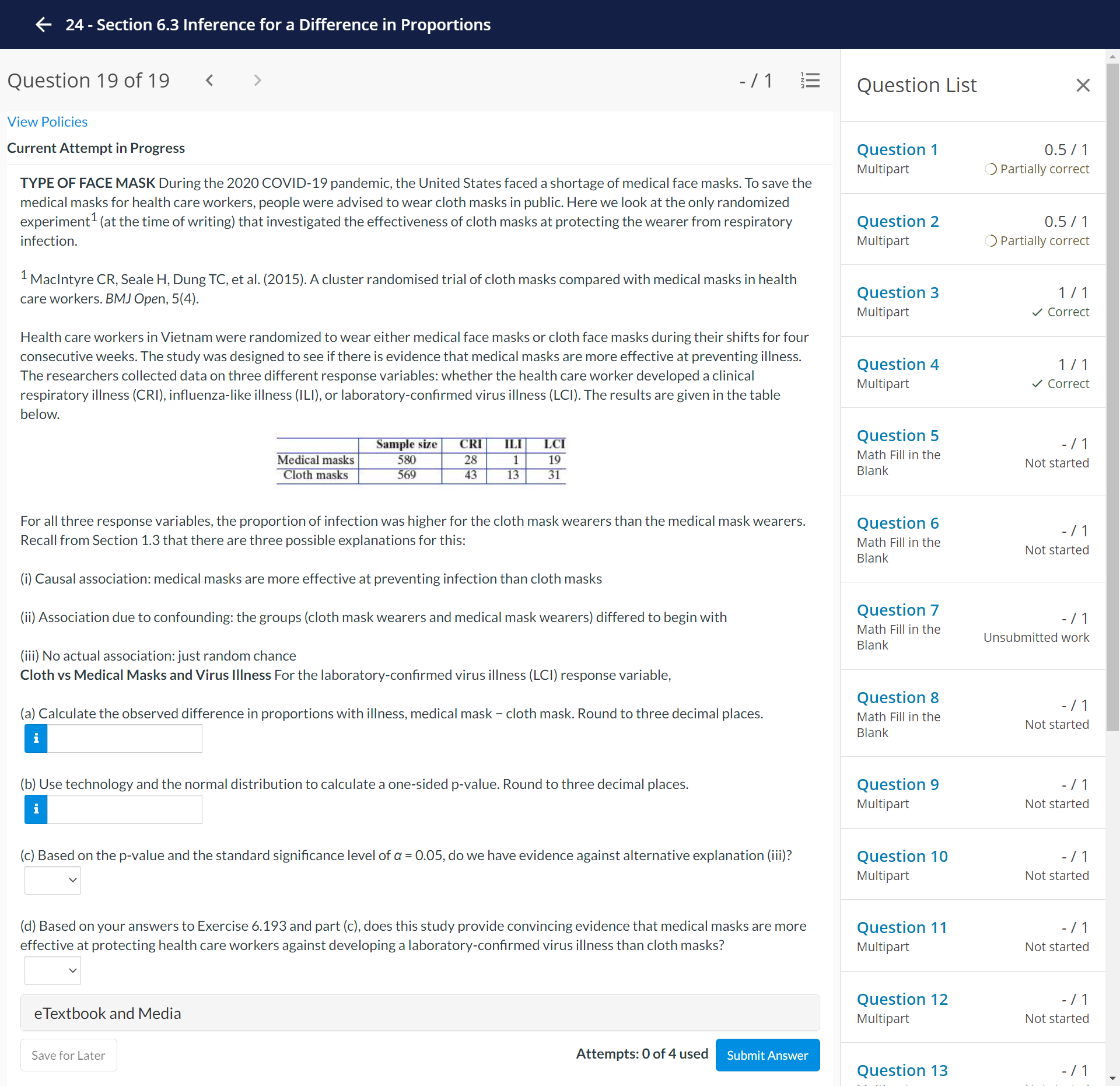 Please answer all. thank you 6 24 - Section 6.3 Inference for