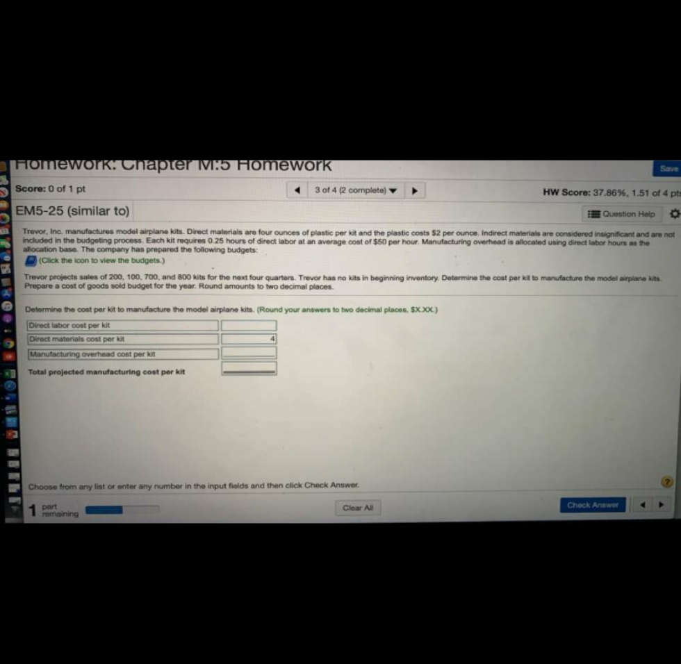 I need help with this please andwer all questions Homework. Chapter Mi5
