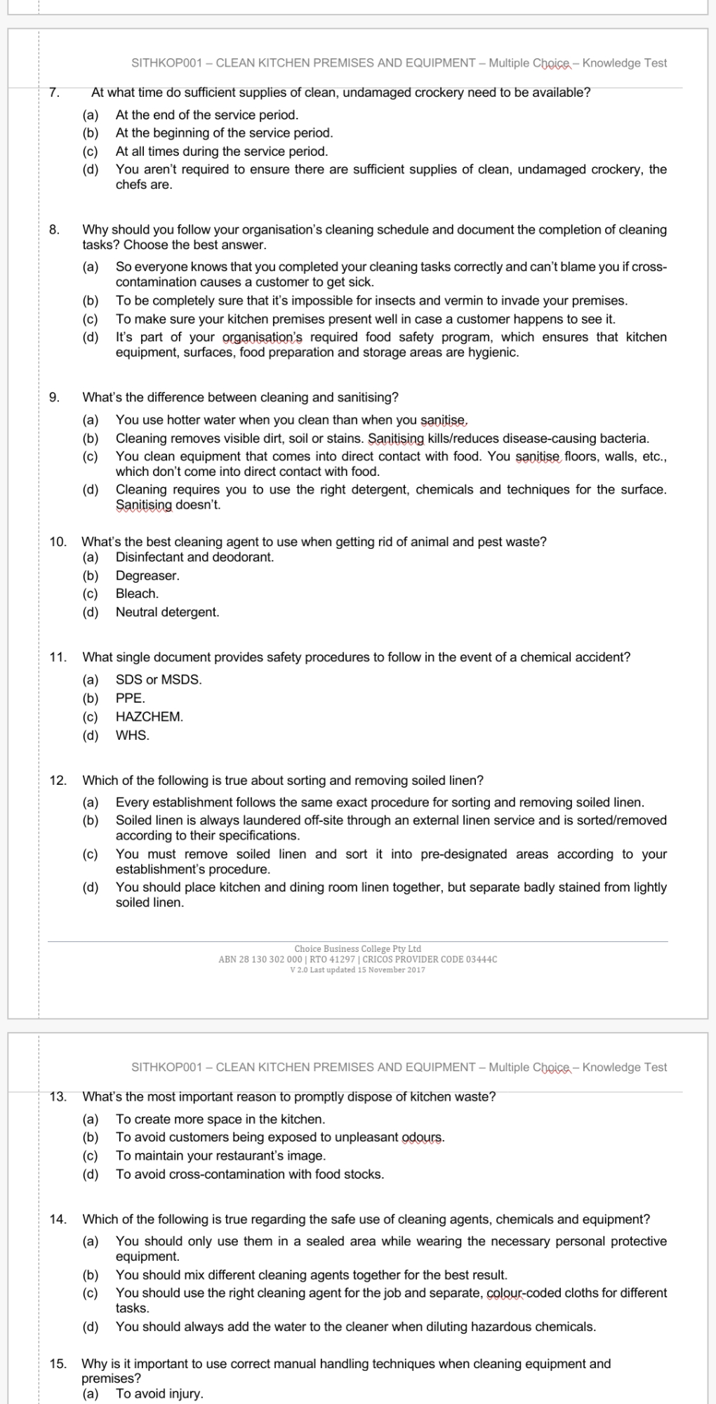 can u help me with this question? please l7. SITHKOPODi CLEAN KITCHEN