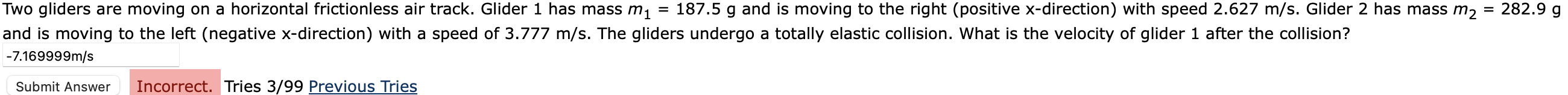 is 3.09 m/s. What fraction of its original energy has been lost