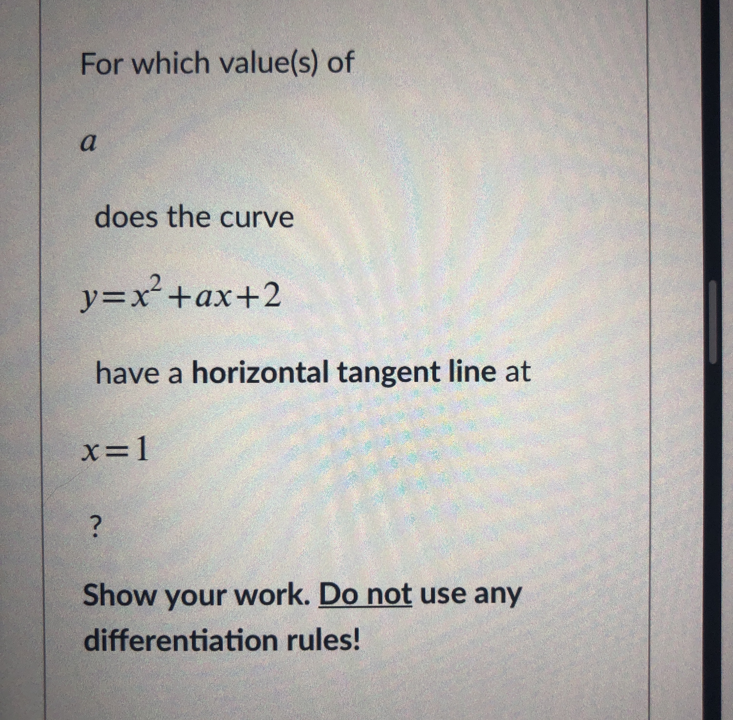  Please provide clear explanation. Thank you. For each statement, explain why