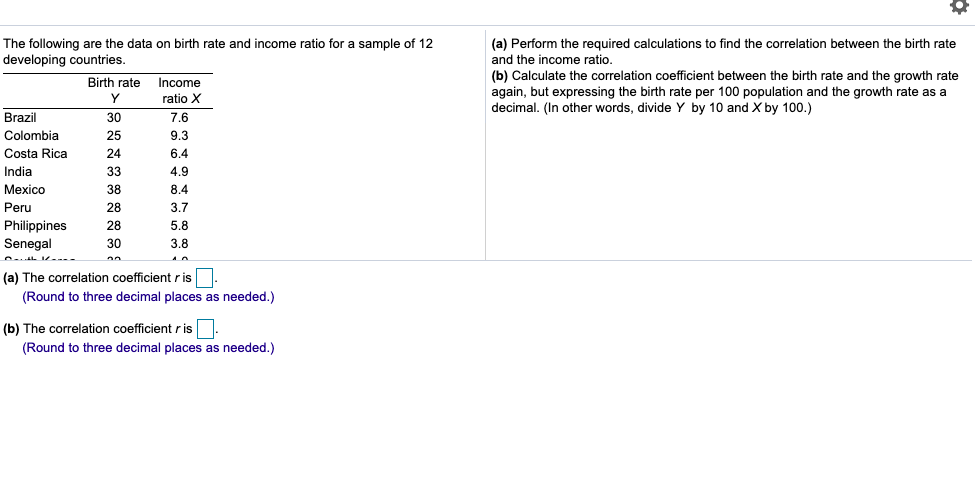 (a) Marital status and happiness (assume being married is measured as 1,