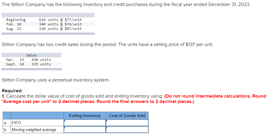 on February 10 and the credit sale on September 10 for each