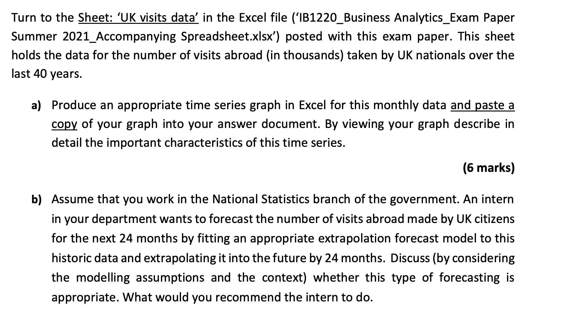  Answer.... A B C D E F G H 1 Time