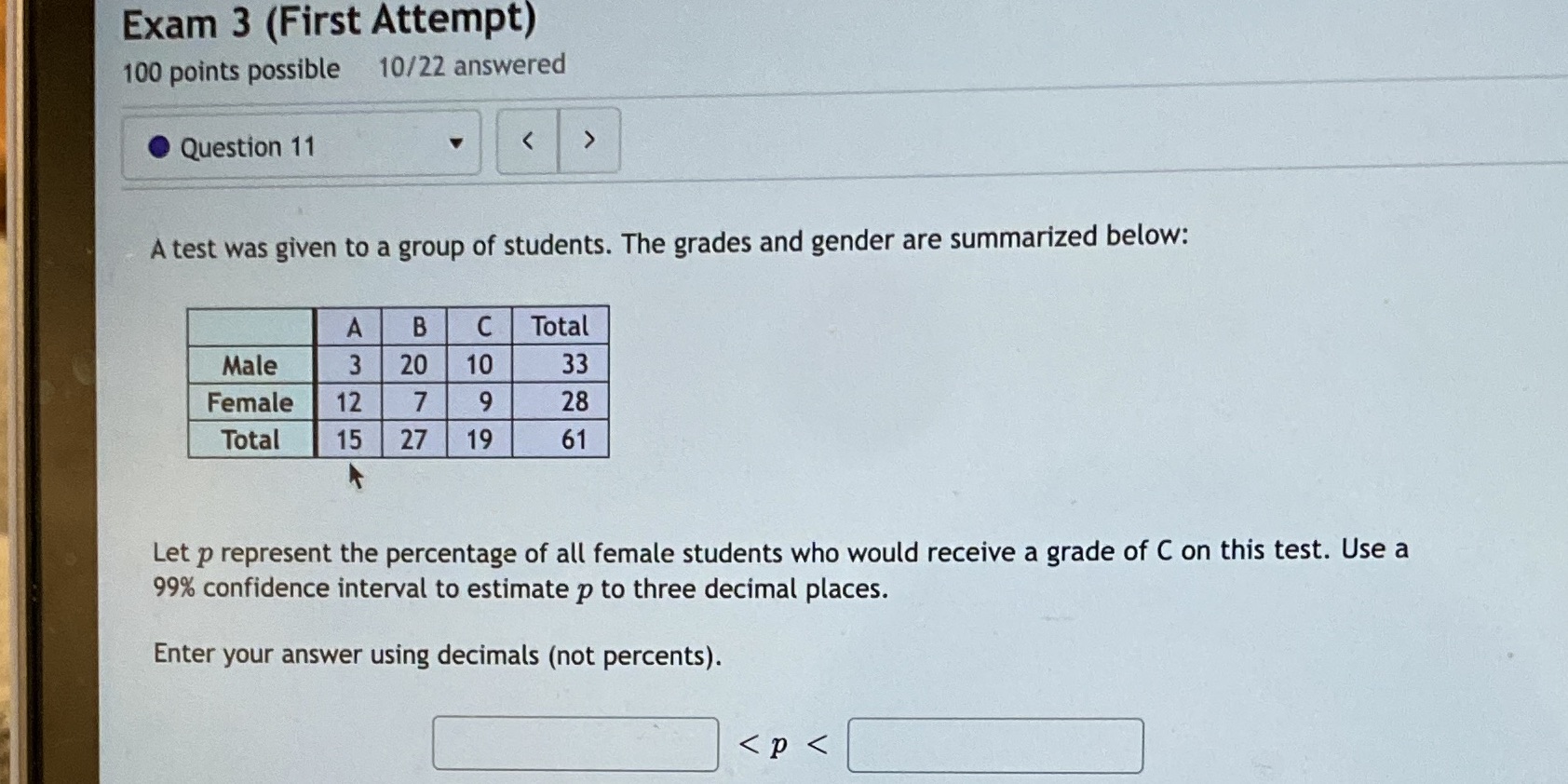 Please. I need the correct answer this is a timed exam 1hr