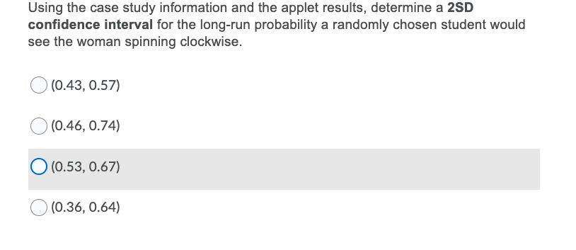 would see the spinning dancer spinning clockwise is between 0.4215 and 0.7?35.