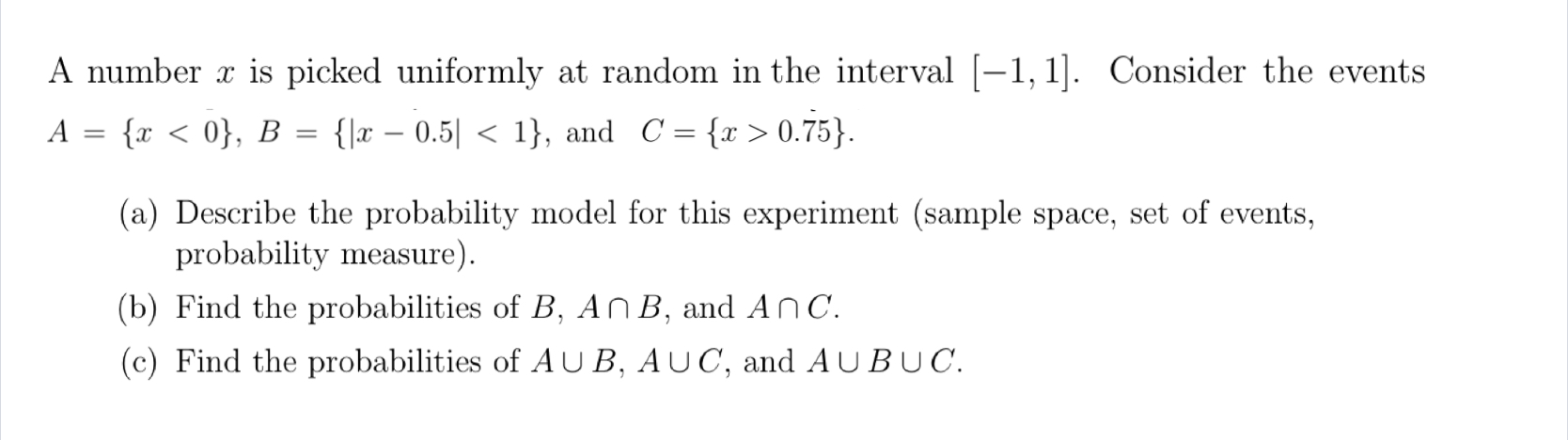 Hi please use the given information to answer each part of the