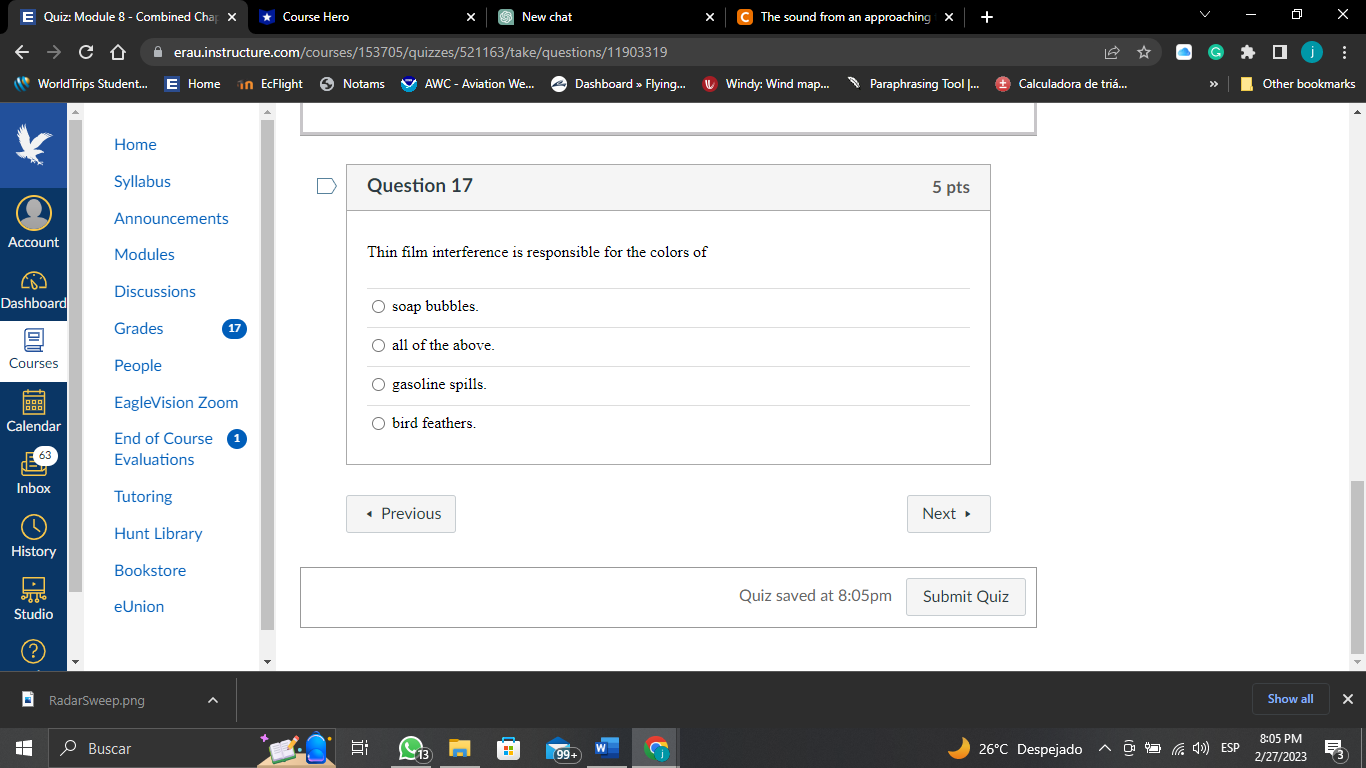 whistle will be shifted in frequency compared to Account Modules its frequency