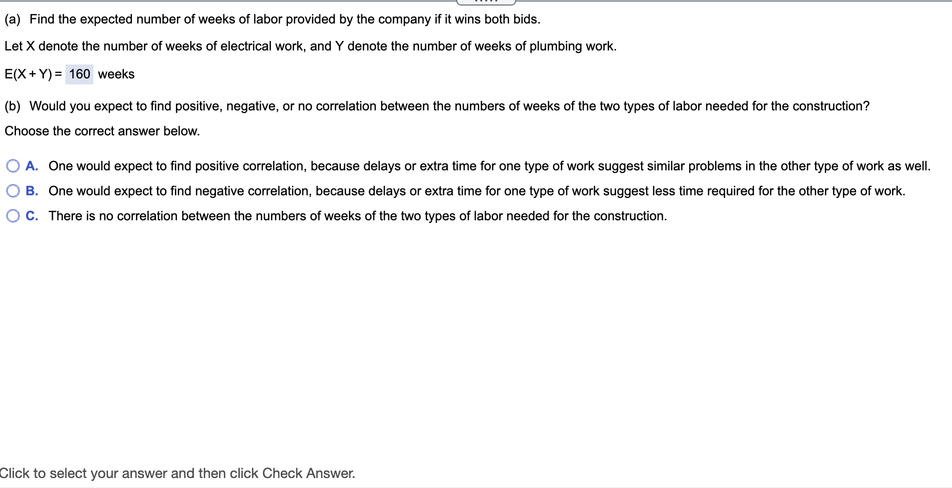 please help on part B. only (a) Find the expected number of