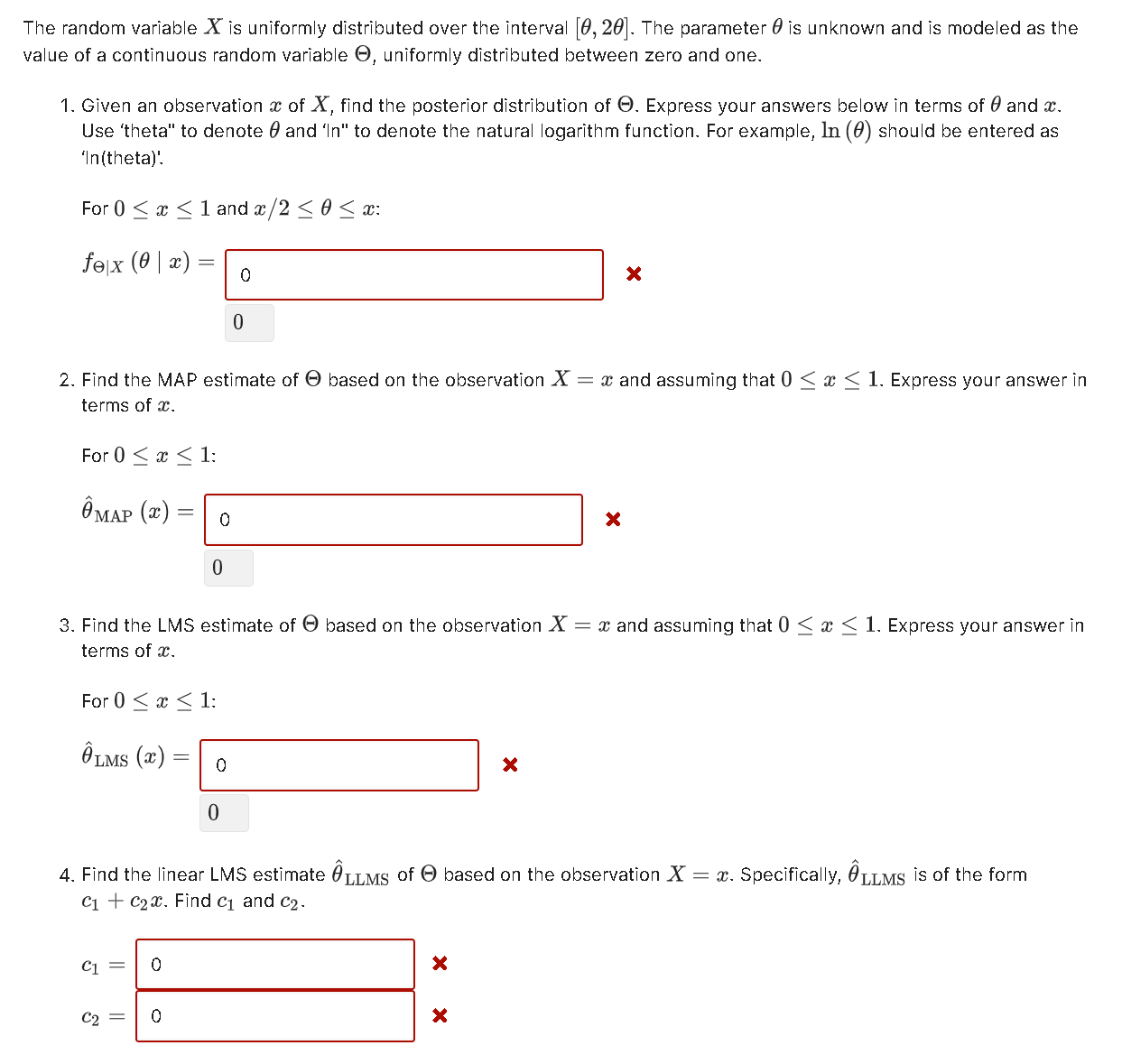 ........................ The random variable X is uniformly distributed over the interval [9,