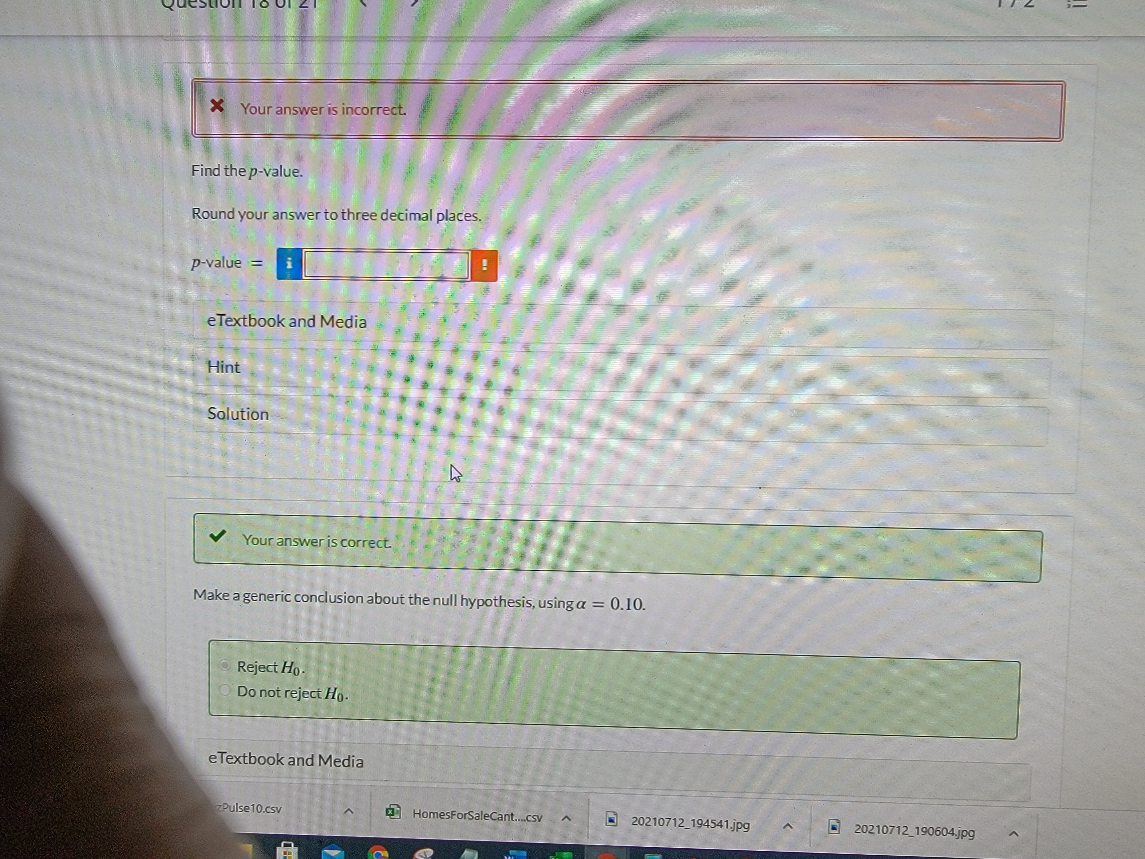 the /-statistic. Round your answer to two decimal places. f-statistic i !X