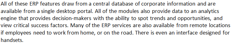 solutions for medium-size businesses from a variety of vendors, the management team