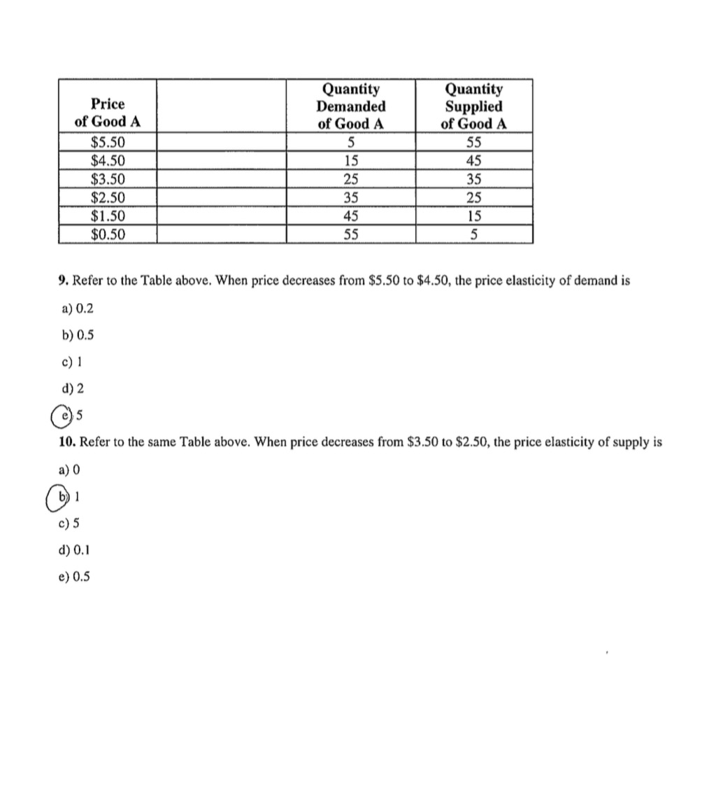 Choose the correct answer and explain why the answer is correct Quantity