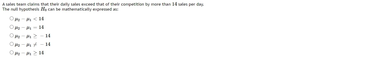 null hypothesis O Rejecting a true null hypothesis Failing to reject a